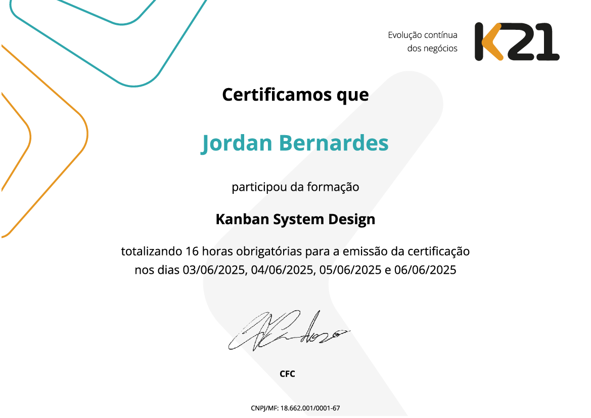 Certificado K21